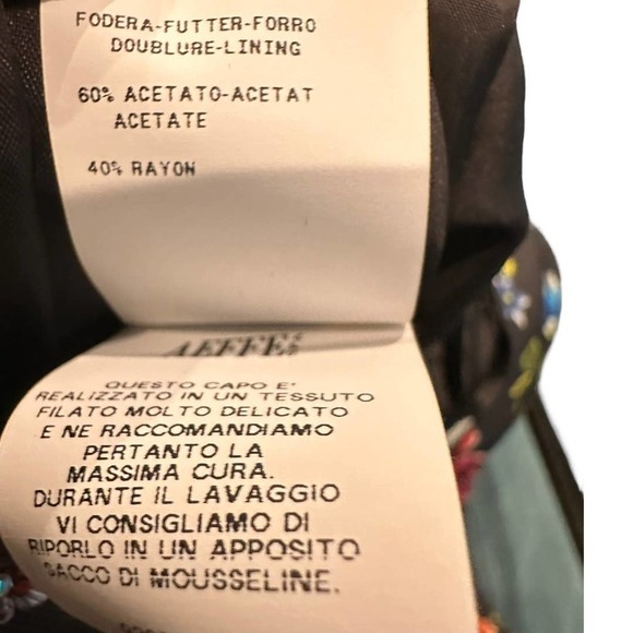 Moschino Couture Rainbow Floral Applique Dress Sz IT 44 US 10 NWT - Picture 10 of 14